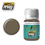 A.MIG-1621 - Panel Line Wash -  Shadow for desert Brown (35ml)
